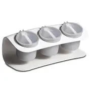 Seasoning Box Kitchen Spice Jar,Seasoning Storage Container for Spice Salt Sugar Cruet,Condiment Ja