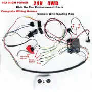 12V6V24V Children electric car DIY modified wires and switch kit,with 2.4G Bluetooth remote control Self-made baby electric car 24V 40A 4WD