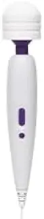 Lovehoney Powerful Electric Handheld Massager - Mains Powered Body Massage Tool with 12 Vibration Modes - Flexible Neck for Muscle Aches in Back, Neck, Shoulders, Legs - White