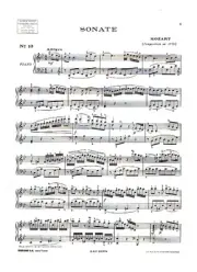 Mozart - Piano Sonata in Bb Major K333 (K315), Durand ed.