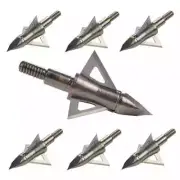 New 12Pcs Broadhead 100 125 Grain Head 8.8mm Archery Bow Outdoor Target Hunting