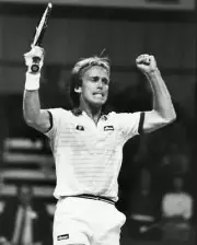 John Lloyd Davis Cup 1984 TENNIS OLD PHOTO