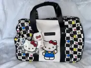 Rare Hello Kitty and Friends by Sanrio Bioworld Wheeled Duffle Bag 3 PC Set New!