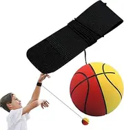 Wrist Return Ball Rubber Bouncy Ball with Rope, Rubber Sports Wrist Toy with and Elastic Rubber Rope Exercise Ball