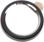 NUOBESTY 3pcs Phone Lens Protection Cover Metal Ring Case for Durable Rear Back Lens Protector Easy Application Black