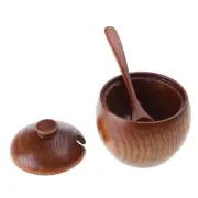Kitchen Storage Organisation Container Tabletop with Lid and Spoon