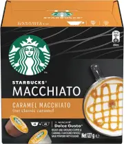 STARBUCKS by NESCAFÉ Dolce Gusto Caramel Macchiato Coffee Capsules Box of 6 S...