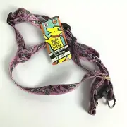 Wine Glasses Grapes Vineyard Lover Standard Step-In Dog Harness Sz MED Purple