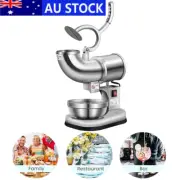 Electric Dual Blades Ice Crusher Shaver Snow Cone Maker Machine Commercial Use
