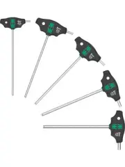 Wera 454/5 HF SHK Set 1 T-Handle Screwdriver Set Hex-Plus 5pc (136070)