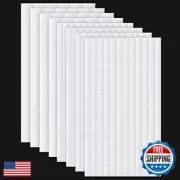 Outus 8 Sheets Foam Dots Squares 3D Pop Foam Squares Dual-Adhesive Mount for