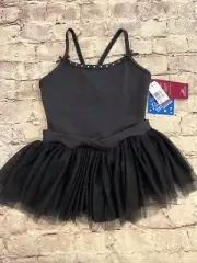 NWT Motionwear Girls Size Large 12-14 Camisole w/ Tutu Dance Ballet Leotard