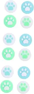 HOMSFOU Sets Game Controller Joystick Grip Covers Thumb Stick Covers Joystick Button Caps Soft Silicone Non-Slip Easy to Carry Pcs