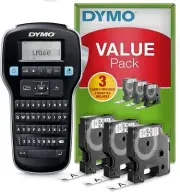 Dymo LabelManager 160 Label Maker Starter Kit Handheld Label Maker Machine w