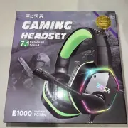 EKSA E1000 Gaming Headset 7.1 Surround sound Ps4 or Pc/Mac Memory Foam