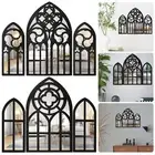 3Pcs Wall Arch Mirrors Set Gothic Wall Mirror Decor Cathedral Arched CaKMB