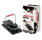 Time's Up Mouse Trap Vertical Spring 2 Packs Rust-Resistant Easy To Set