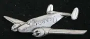 BEECHCRAFT MODEL 18 TWIN BEECH MADE IN PEWTER HAT PIN WING C45 AT7 C45J SB1 GIFT