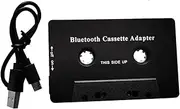 Aswalling Bluetooth 5.0 Audio Car Tape Aux Stereo Adapter with Mic for Phone MP3 AUX Cable CD Player