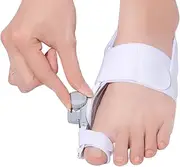 Toe Straightener,Adjustable Knob Big Toe Separators | Toe Wraps for Women Men, Hallux Correction for Women Men