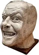 MAYAGU Sculpture of The Shining Bookend Library Here’s Johnny Sculpture Resin Desktop Ornament Book Shelf Funny Ornament