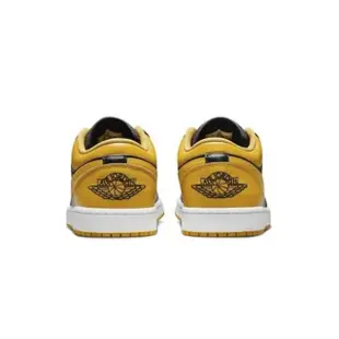 【NIKE 耐吉】Air Jordan 1 Low Yellow Ochre 黑黃 AJ1 男鞋 休閒運動鞋 籃球鞋 低筒 553558-072