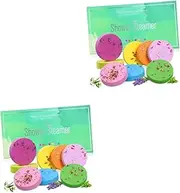 minkissy Sets Natural Bath Salt Tablets Aromatherapy Shower Steamer Relief Mood Bath Tools Pcs