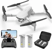 F10 Foldable Drone with for Adults,1080P HD FPV Live Video, Altitude Hold，Hea...