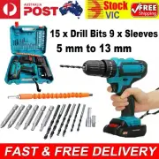 Cordless Drill Screwdriver Hammer Impact Hand Drill Bits Sleeve Brushless Driver
