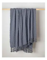 [Vue] Boucle Throw in Denim