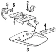 Genuine GM Housing Assembly High Mt S/Lp 12360849