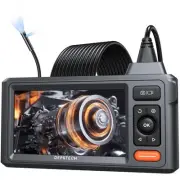 Dual-Lens Endoscope Camera with Light, 1080P HD Borescope with 5"" IPS Screen...