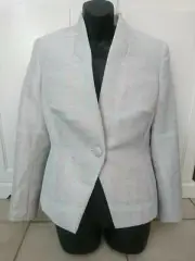 Perri Cutten White Sparkley Everleigh Jacket Size 10 BNWT RRP$599