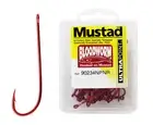 MUSTAD 100 x 90234NPNR Bloodworm Chemically Sharpened Fishing Hooks