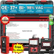 LAUNCH X431 PRO ELITE Bidirectional Car Diagnostic Tool OBD2 Scanner ECU Coding