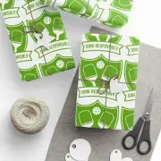 Pickleball Dink Responsibly Premium Eco-Friendly Decorative Gift Wrapping Paper