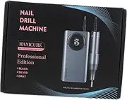 SHERCHPRY Rechargeable Nail Drill Pen Multifunctional Electric Nail File Tool High Speed Silent Nail Art Polisher for Manicure and Pedicure Portable Nail Grinding Machine