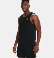 UNDER ARMOUR MENS ISO CHILL RUN 200 RUNNING SINGLET TANKTOP SIZE 2XL $50