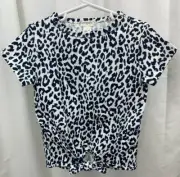 Girl's J Crew Crew Cuts Tie Front Shirt 4 - 5 NWT