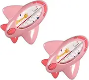 MOBUTOFU 2pcs Angel Care Bath Thermometer Toys for Boys and Girls Bathing Temperature Adorable Bathing Water Thermometer