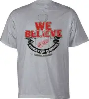 Detroit Red Wings Stanley Cup Playoffs t-shirt NWT Old Time Hockey NHL new