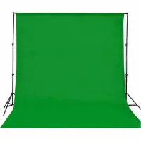 在飛比找momo購物網優惠-【YIDA】200X300cm綠色背景布(背景布 綠色背景布