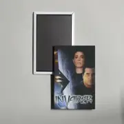 The Invader Mini Movie Poster Fridge Locker Magnet