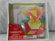 Tangrams Includes 4 double-sided cards 23 tangram pieces NEW IN SEALED BOX