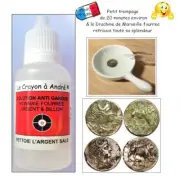 Le Crayon a Andre Silver Cleaner - 2 oz Cleans ancient coins and artifacts