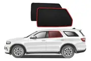 Genuine SNAPSHADES Car Rear Window Shades for Dodge Durango 3rd Gen (WD; 2011...