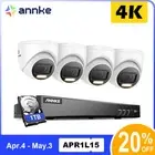 ANNKE 4K 8CH DVR Home CCTV Security Camera System 1TB HDD Color Night Vision