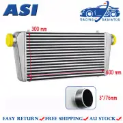 Alloy Intercooler 600x300x100mm 3" Inlet & Outlet AF90-1004 High Flow Tube+ fin