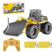 RC Truck Remote Control Snow Plow 1/18 RC Front Loader Tractor 2.4Ghz RC Cons...