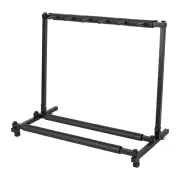 Guitar Stand 5 Holder Guitar Folding Stand Rack Band Stage Bass Acoustic Guitar